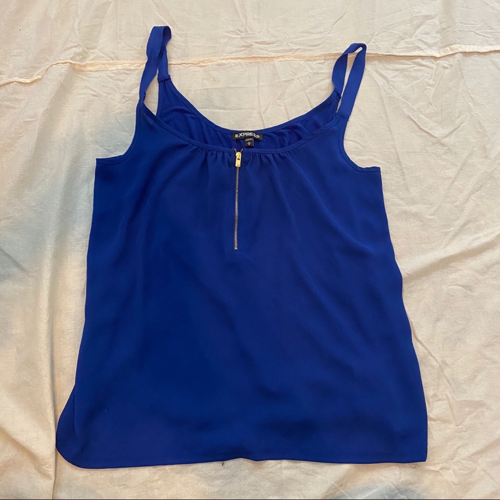 Blue Express tank top- SZ M